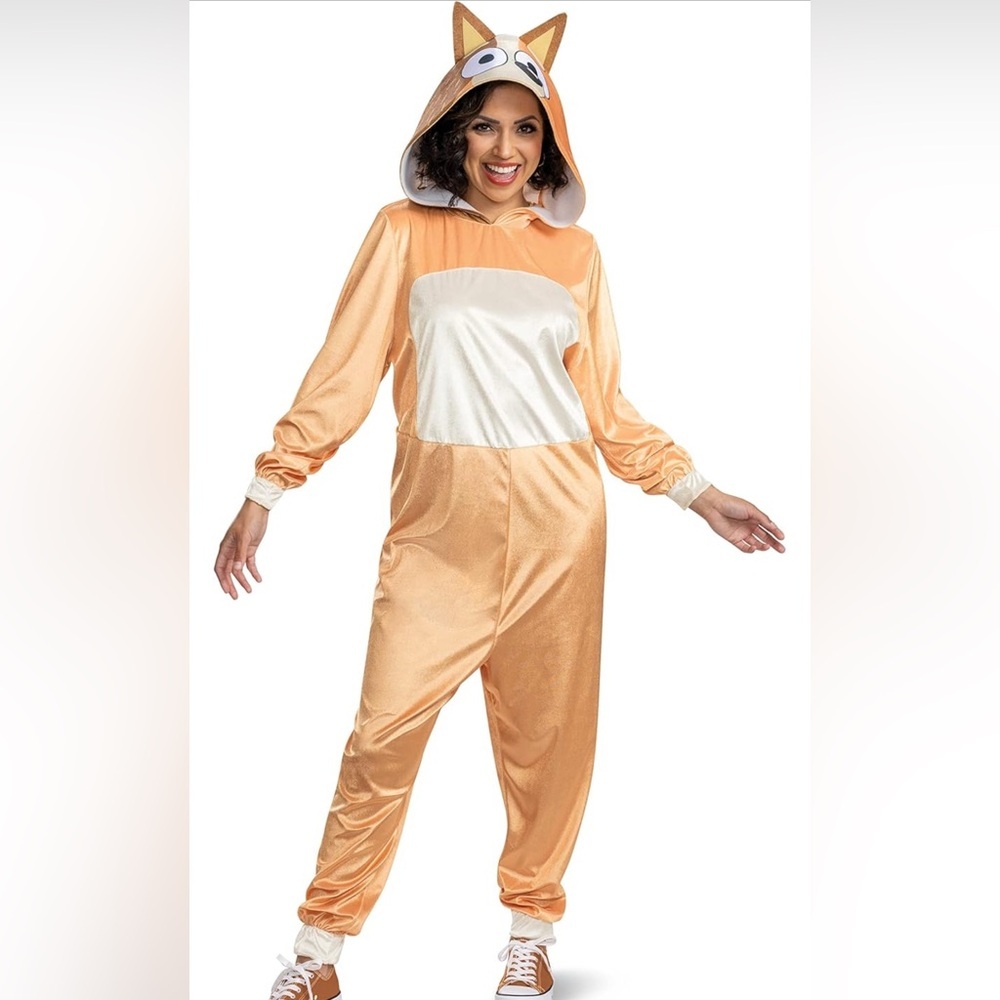 Chilli from Bluey Character Onesie Costume Adult Medium size 8-10